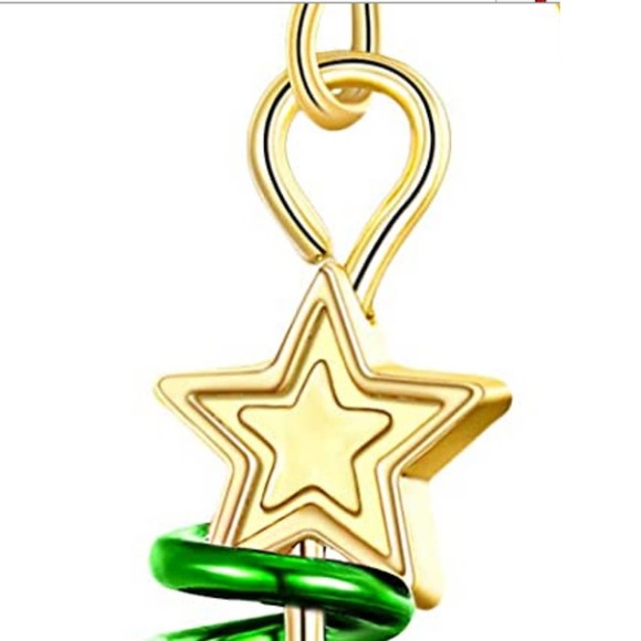 5/$25 All Jewelry $17 or less Christmas Tree Earrings XMAS TREE Dangle Earrings - Picture 2 of 11